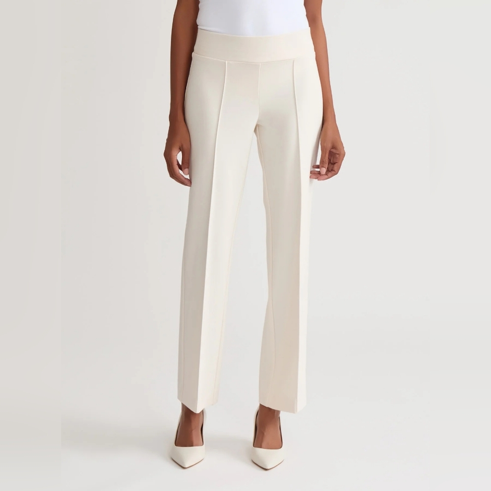 Jones New York Serenity Knit Pull-On Pintuck Trousers